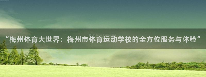 oety欧亿：“梅州体育大世界：梅州市体育运动学校的全方位服务与体验”